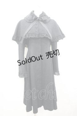 画像1: Sheglit / Beatrix ケープコート M 黒 I-26-04-10-010-EL-CO-TE-ZI