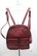 画像1: axes femme POETIQUE / ダブルポケットリュック  ワイン I-26-04-10-101-AX-BG-SA-ZI (1)