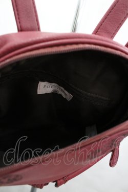 画像3: axes femme POETIQUE / ダブルポケットリュック  ワイン I-26-04-10-101-AX-BG-SA-ZI