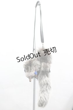 画像2: 魔界ノ風鷹 / けものショルダー  黒ｘグレー I-26-04-10-104-LO-ZA-SA-ZI