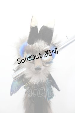 画像4: 魔界ノ風鷹 / けものショルダー  黒ｘグレー I-26-04-10-104-LO-ZA-SA-ZI