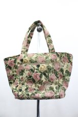 画像2: axes femme / カメオモチーフパールチェーンゴブランバッグ  ブラウン I-26-04-10-105-AX-BG-SA-ZI (2)