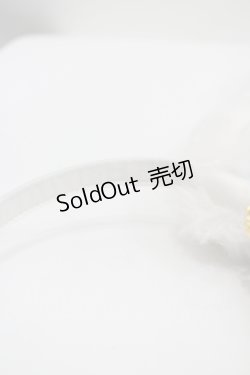 画像4: BABY,THE STARS SHINE BRIGHT / 時計うさぎのうさみみカチューシャ  オフ白×サックスリボン I-26-04-10-108-BA-AC-TE-ZI