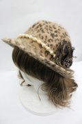 axes femme / レオパードハット  ブラウン I-26-04-10-110-AX-AC-SA-ZI