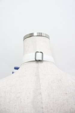 画像2: Ozz oneste / Fairy tale Rose リボンジャボタイ  白×青 I-26-04-10-117-OO-ZA-TE-ZI