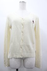 画像1: axes femme / バタフライ刺繍カーディガン  アイボリー I-26-04-10-122-AX-TO-SA-ZI (1)