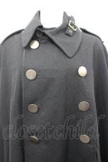 画像2: BPN FOR MEN / ダブルボタンケープコート メンズM ブラック I-26-04-10-012-GO-CO-SA-ZI (2)