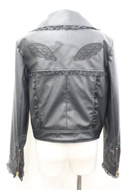 画像2: Angelic Pretty / Angelicライダースジャケット  黒 I-26-04-10-013-AP-JA-TE-ZI