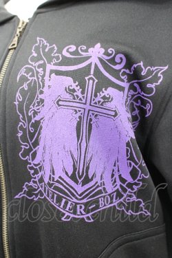 画像2: ATELIER BOZ / クロスptパーカー  ブラック I-26-04-10-018-EL-TO-SA-ZI