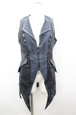 画像1: Ozz Croce / Light of Darkness ベスト  ブルー I-26-04-10-022-OO-TO-TE-ZI