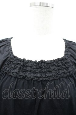 画像3: PINK HOUSE / 胸元ピコフリルカットソー L 黒 I-26-04-10-027-LO-TO-TE-ZI