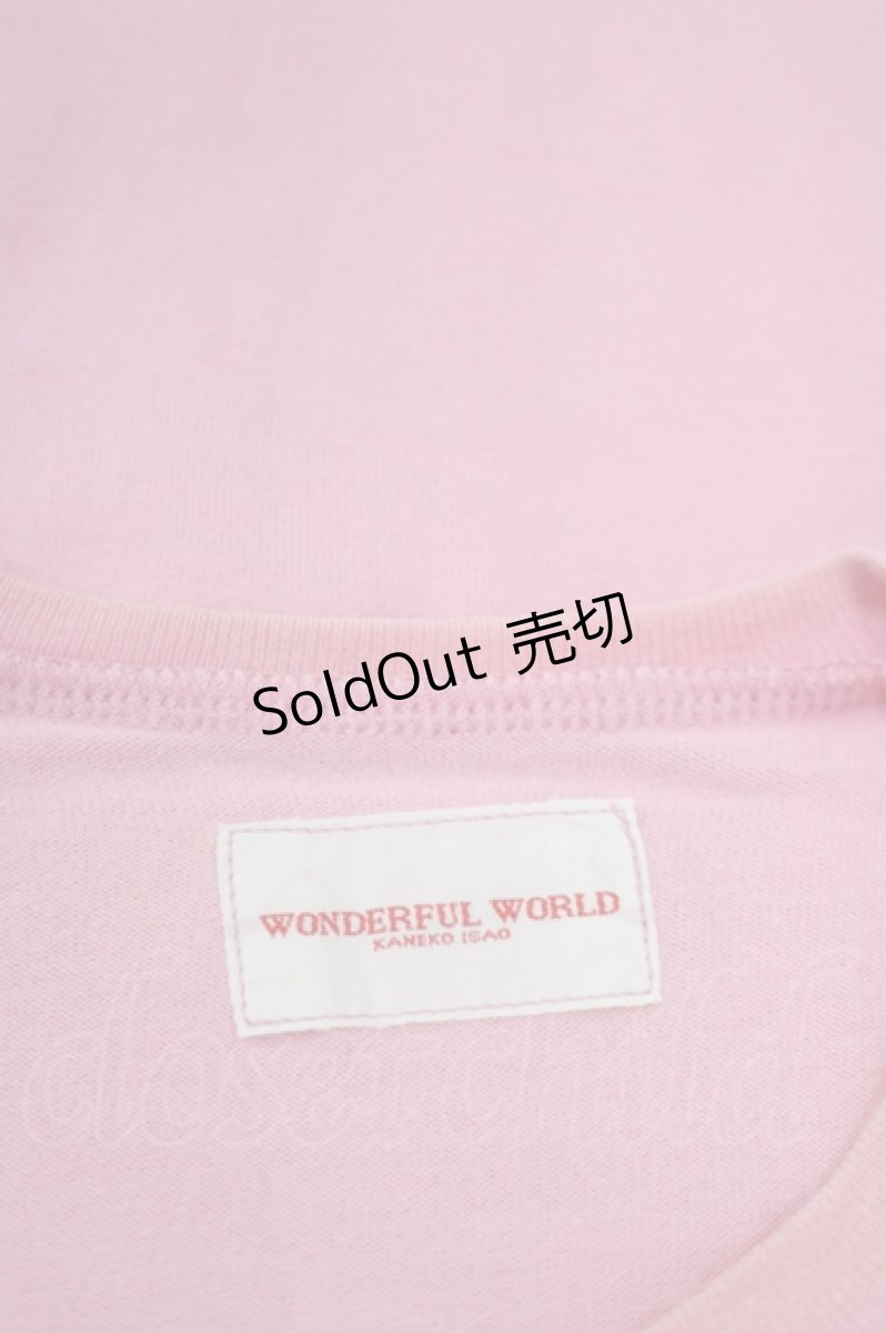 画像4: WONDERFUL WORLD / パイナップルロゴTシャツ  濃ピンク I-26-04-10-029-LO-TO-SA-ZI (4)