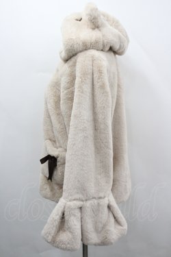 画像2: 天羽川（海外ロリータブランド） / くまみみダッフルファーコート L ベージュ I-26-04-12-031-LO-CO-TE-ZI