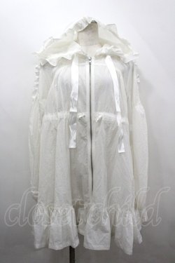画像1: lilLilly / フリルシアーブルゾン  白 I-26-04-12-033-LO-CO-SA-ZI