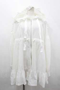 画像2: lilLilly / フリルシアーブルゾン  白 I-26-04-12-033-LO-CO-SA-ZI