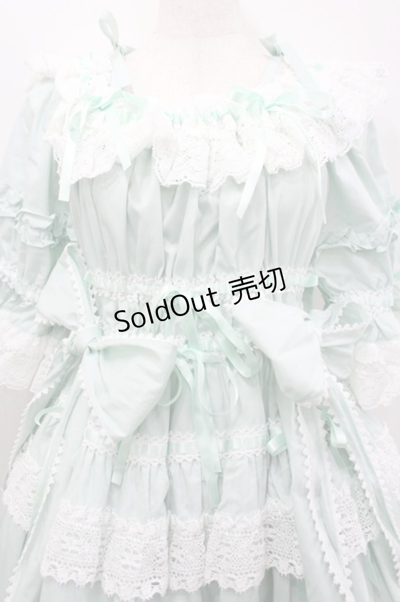 画像2: BABY, THE STARS SHINE BRIGHT / Confiture Ribbonワンピース  ミント I-26-04-12-035-0-OP-SA-ZI (2)