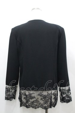 画像2: INGEBORG / 3つリボンブラウス  黒 I-26-04-12-004-LO-BL-SA-ZI