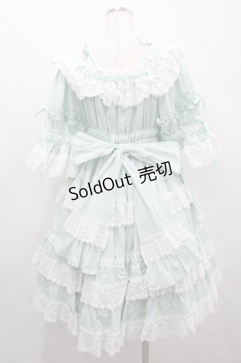 画像4: BABY, THE STARS SHINE BRIGHT / Confiture Ribbonワンピース  ミント I-26-04-12-035-0-OP-SA-ZI (4)