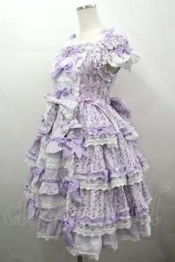 画像4: BABY,THE STARS SHINE BRIGHT / Floriana Ribbonジャンパースカート  ラベンダー I-26-04-12-036-BA-OP-SA-ZI