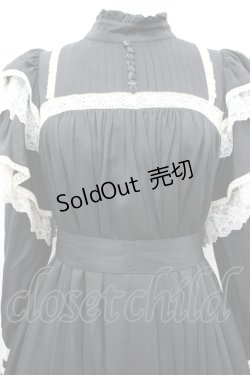 画像3: Hoshibako Works / リリアンヌ姉妹ワンピース(ロング丈)  黒Ｘ白 I-26-04-12-039-LO-OP-SA-ZI