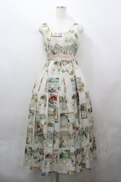 画像1: 果子加飯（海外ロリータブランド） / フランシス童謡 ジャンパースカート M アイボリー I-26-04-12-043-LO-OP-TE-ZI