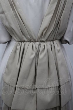 画像6: 中国ロリータ / リボンデザインAラインワンピース M ベージュ I-26-04-12-045-LO-OP-TE-ZI