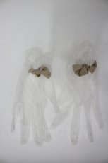 画像7: 中国ロリータ / リボンデザインAラインワンピース M ベージュ I-26-04-12-045-LO-OP-TE-ZI (7)