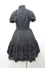 画像3: BPN / チョーカー＆スリーブ付ノースリーブワンピース M 黒 I-26-04-12-046-GO-OP-TE-ZI (3)