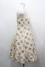 画像4: Emily Temple cute / 胸元レース花柄キャミワンピース  アイボリー I-26-04-12-048-ET-OP-TE-ZI (4)