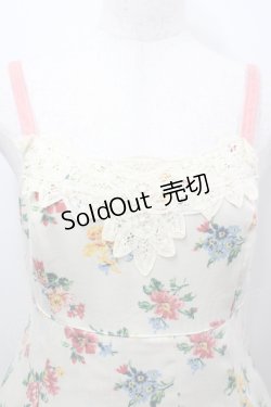 画像5: Emily Temple cute / 胸元レース花柄キャミワンピース  アイボリー I-26-04-12-048-ET-OP-TE-ZI