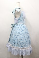 画像4: 愛野えり×HEENIE HEENIE / Petal Pique-niqueジャンパースカート  サックス I-26-04-12-053-LO-OP-SA-ZI (4)