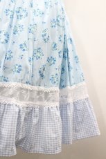画像6: 愛野えり×HEENIE HEENIE / Petal Pique-niqueジャンパースカート  サックス I-26-04-12-053-LO-OP-SA-ZI (6)