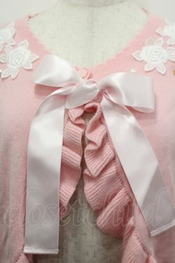 画像3: BABY,THE STARS SHINE BRIGHT / エリザベスローズレースボレロ  ピンクＸ白 I-26-04-12-007-BA-TO-SA-ZI