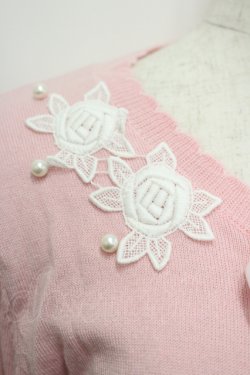 画像4: BABY,THE STARS SHINE BRIGHT / エリザベスローズレースボレロ  ピンクＸ白 I-26-04-12-007-BA-TO-SA-ZI