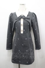 画像1: An MILLE / リボンタイワンピース S グレー I-26-04-12-056-EL-SK-TE-ZI (1)