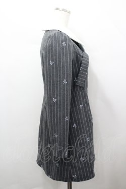 画像4: An MILLE / リボンタイワンピース S グレー I-26-04-12-056-EL-SK-TE-ZI