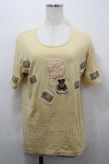 PINK HOUSE / テディパッチTシャツ  イエロー I-26-04-12-008-LO-TS-SA-ZI