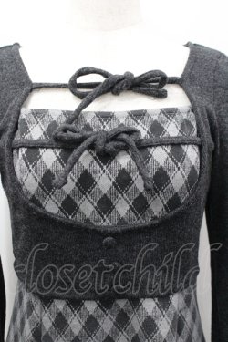 画像5: evelyn / チェックセットワンピース F グレイ I-26-04-12-057-LO-OP-TE-ZI