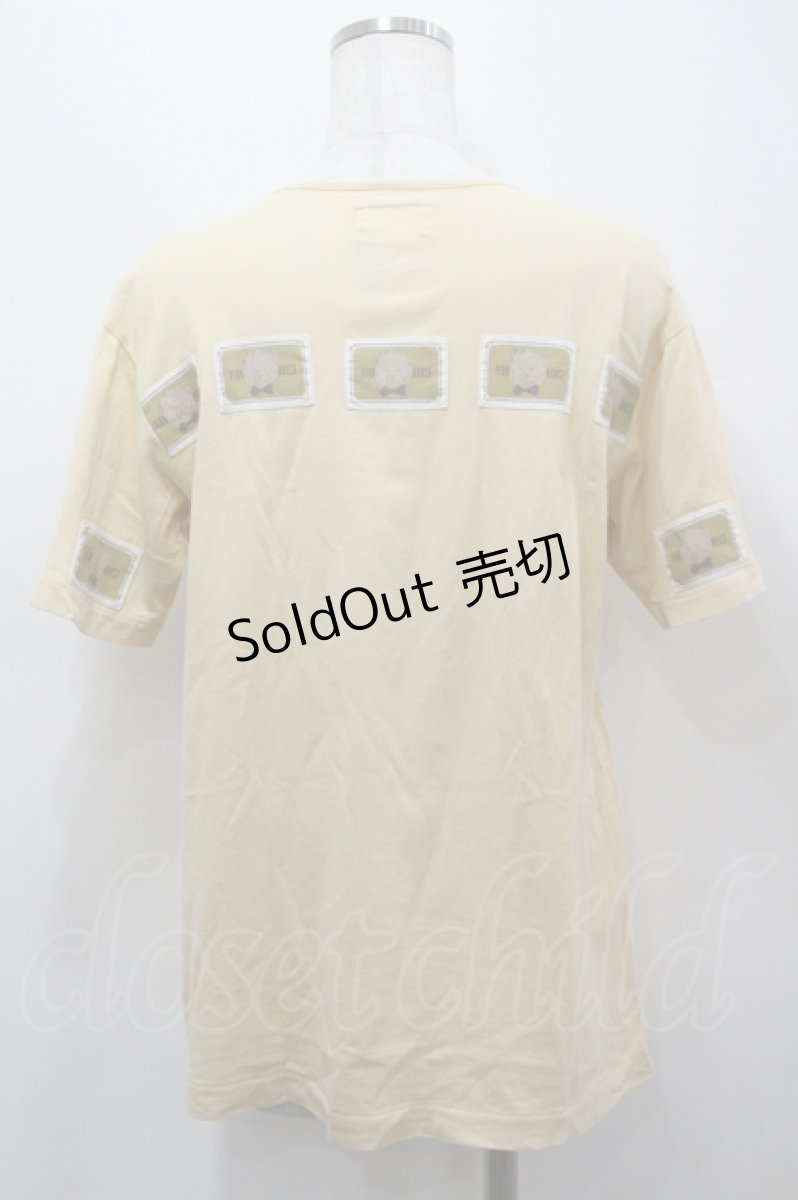 画像2: PINK HOUSE / テディパッチTシャツ  イエロー I-26-04-12-008-LO-TS-SA-ZI (2)
