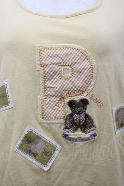 画像3: PINK HOUSE / テディパッチTシャツ  イエロー I-26-04-12-008-LO-TS-SA-ZI