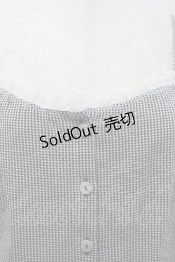 画像5: Katie / YOUNG LOLITAキャミワンピース  黒Ｘ白チェック I-26-04-12-060-LO-OP-SA-ZI