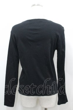 画像2: PINK HOUSE / オーナメントローズプリントカットソー M 黒 I-26-04-12-010-LO-TO-TE-ZI