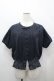 画像1: PINK HOUSE / フロントピンタック半袖ブラウス  ネイビー I-26-04-12-002-LO-BL-SA-ZI (1)