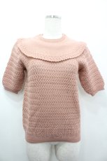 画像1: PINK HOUSE / ケープ風デザインニットトップス  ピンク I-26-04-12-015-LO-TO-SA-ZI (1)