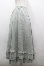 画像4: Hinana Queena（海外ロリータブランド） / 菫の秘め事 ロングスカート L グリーン I-26-04-12-094-LO-SK-TE-ZI (4)