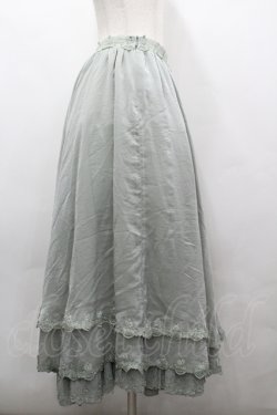 画像4: Hinana Queena（海外ロリータブランド） / 菫の秘め事 ロングスカート L グリーン I-26-04-12-094-LO-SK-TE-ZI