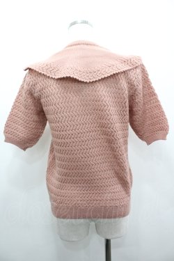 画像4: PINK HOUSE / ケープ風デザインニットトップス  ピンク I-26-04-12-015-LO-TO-SA-ZI