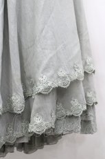 画像6: Hinana Queena（海外ロリータブランド） / 菫の秘め事 ロングスカート L グリーン I-26-04-12-094-LO-SK-TE-ZI (6)