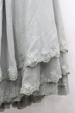 画像6: Hinana Queena（海外ロリータブランド） / 菫の秘め事 ロングスカート L グリーン I-26-04-12-094-LO-SK-TE-ZI