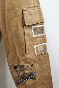 画像3: PINK HOUSE / くまさん刺繍ワッペンパンツ M ブラウン I-26-04-12-098-LO-PA-SA-ZI